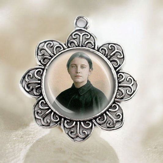 St Gemma Galgani Catholic Medal Patron Saint Christian Jewelry