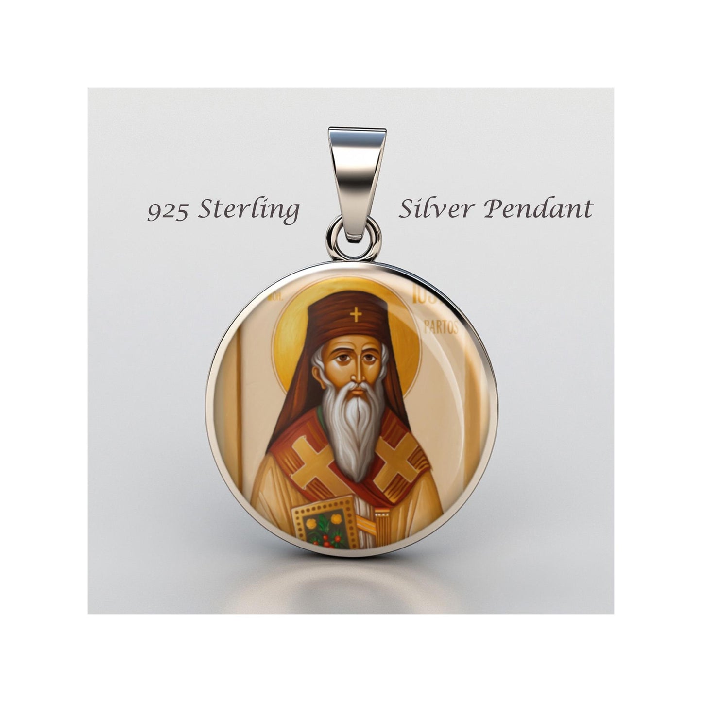 Saint Joseph The New Of Partos Religious Devotional sterling silver 925 Christian Medal