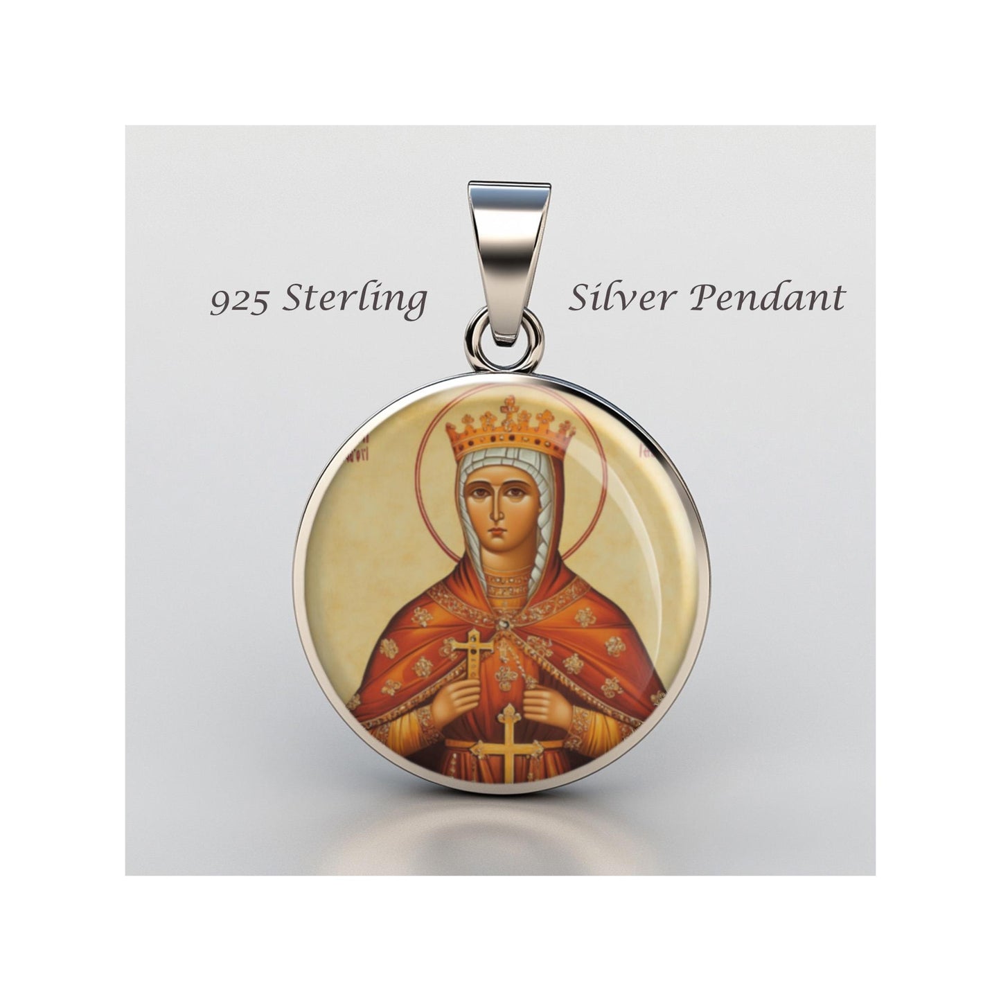 Saint Suzanna Susanne Shushanik Religious Devotional sterling silver 925 Christian Medal