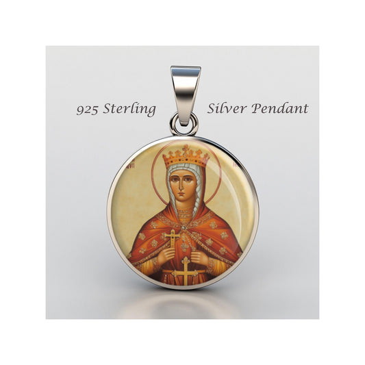 Saint Suzanna Susanne Shushanik Religious Devotional sterling silver 925 Christian Medal