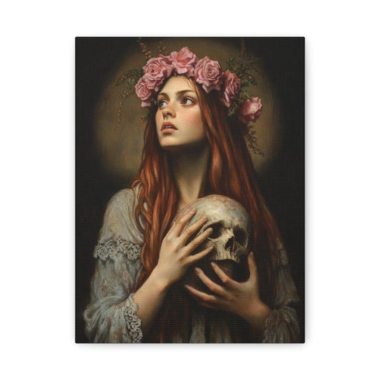 Ready To Hang - St. Rosalia la Santuzza Catholic Canvas Wall Art, Christian Decor