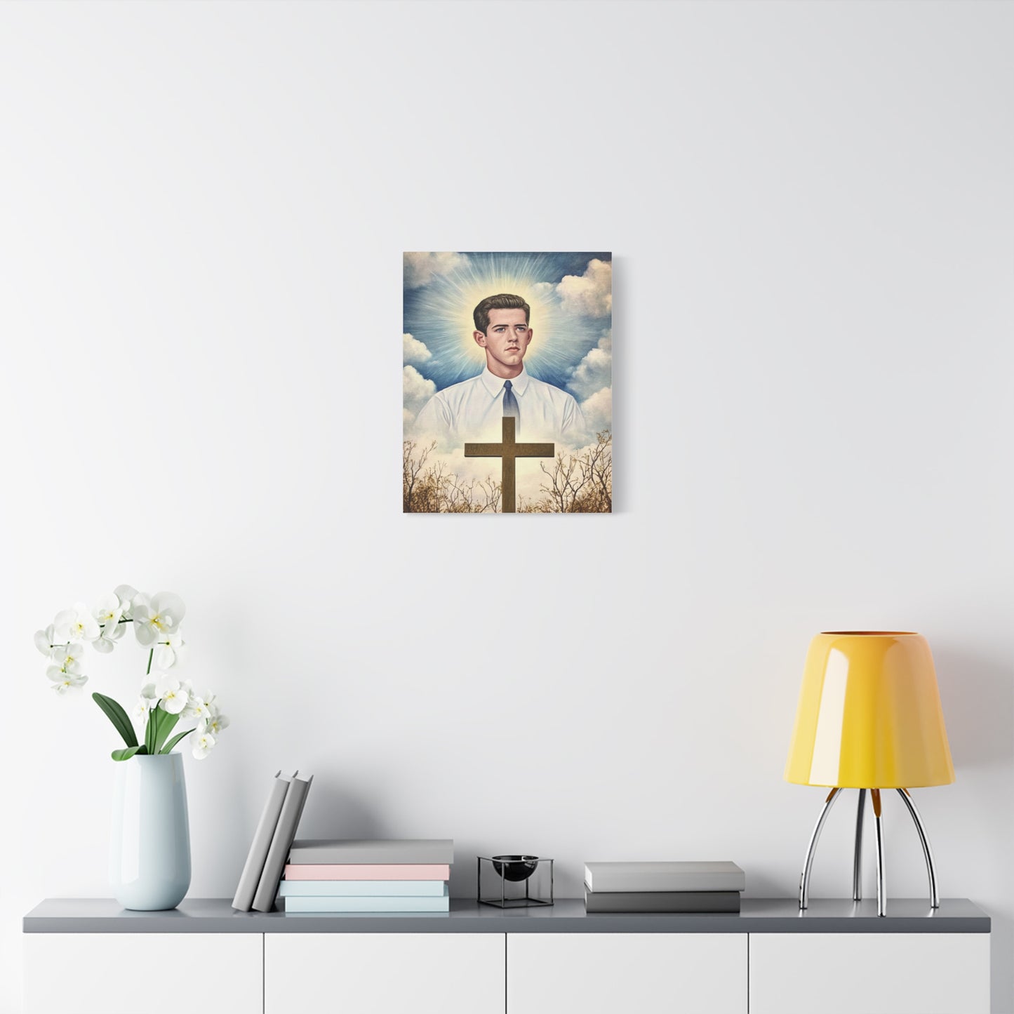 Bl. Alberto Marvelli Canvas Print, Catholic Decor Wall, Gift Religious Christian