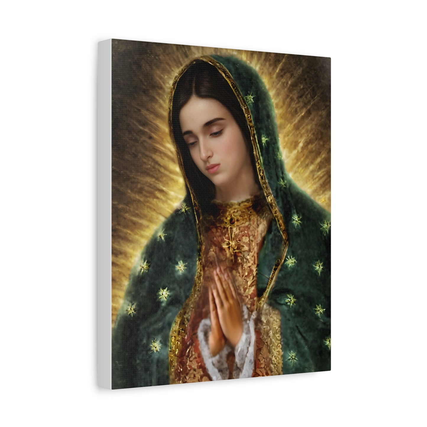 Ready to Hang - Our Lady of Guadalupe Catholic Canvas Wall Art, Christian Decor