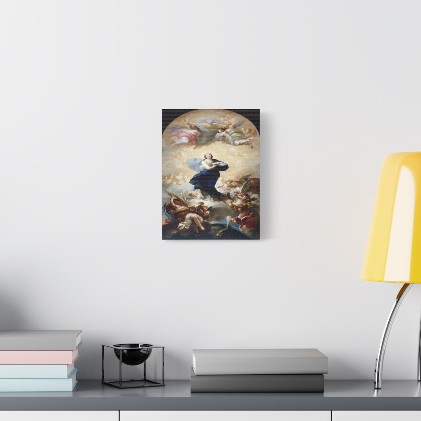 Ready To Hang - Mother Mary Immaculate Conception Catholic Canvas Wall Art