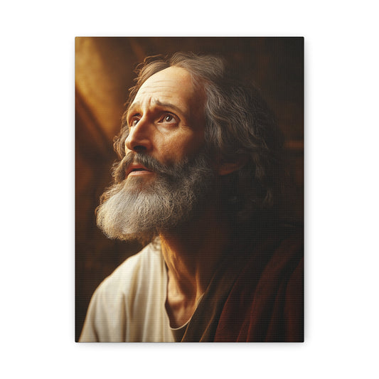St. Matthew Apostle and Evangelist Catholic Canvas Wall Art, Christian Decor