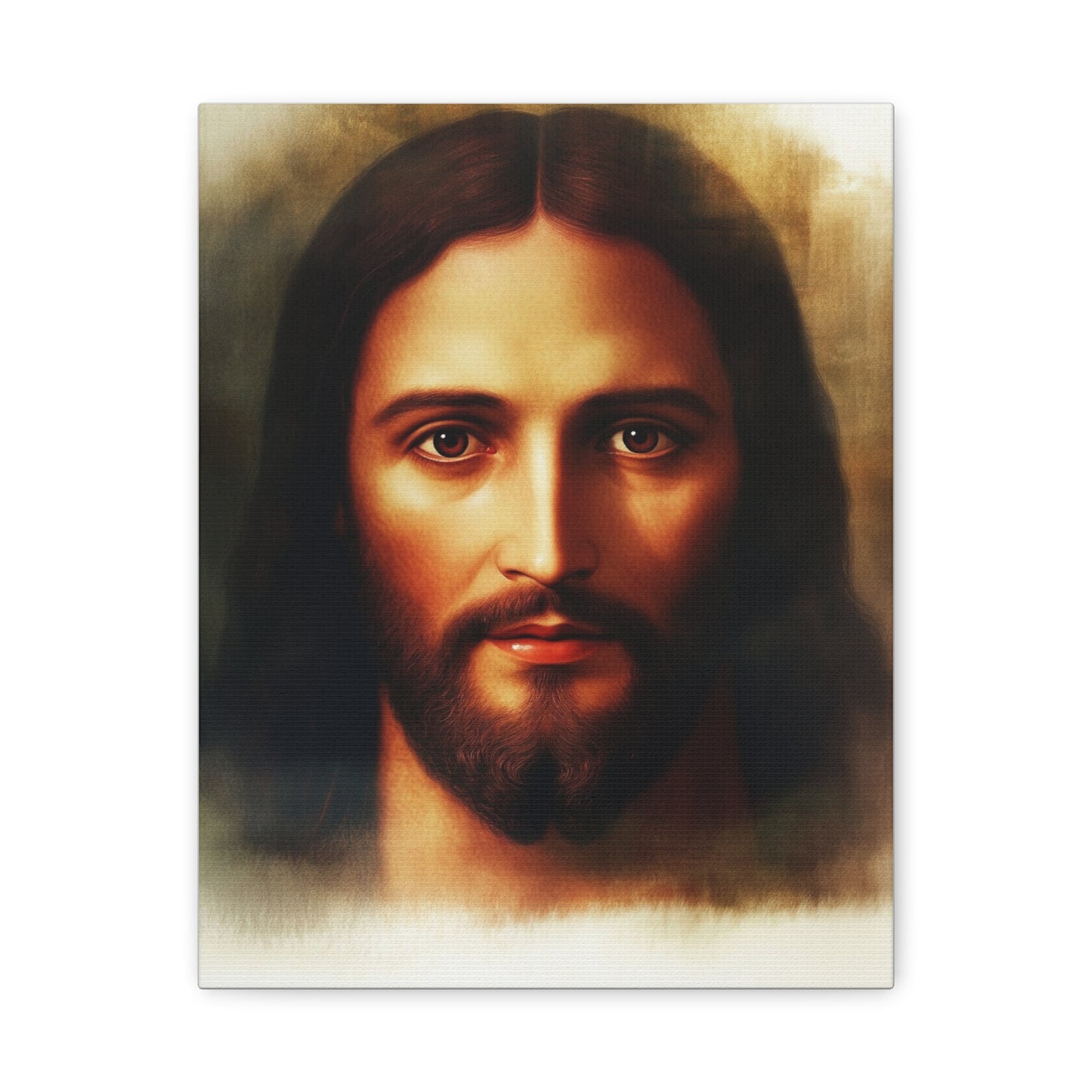 Jesus Holy Face Catholic Canvas Wall Art, Christian Decor