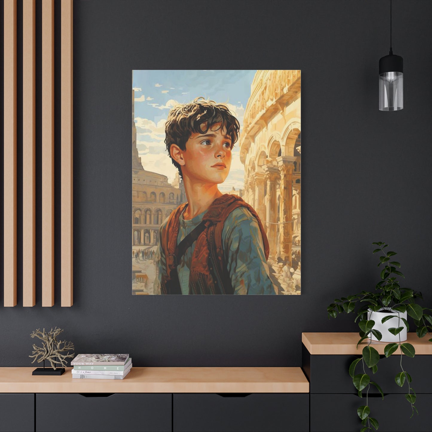 Ready to Hang - St. Pancras of Rome Catholic Canvas Wall Art, Christian Decor
