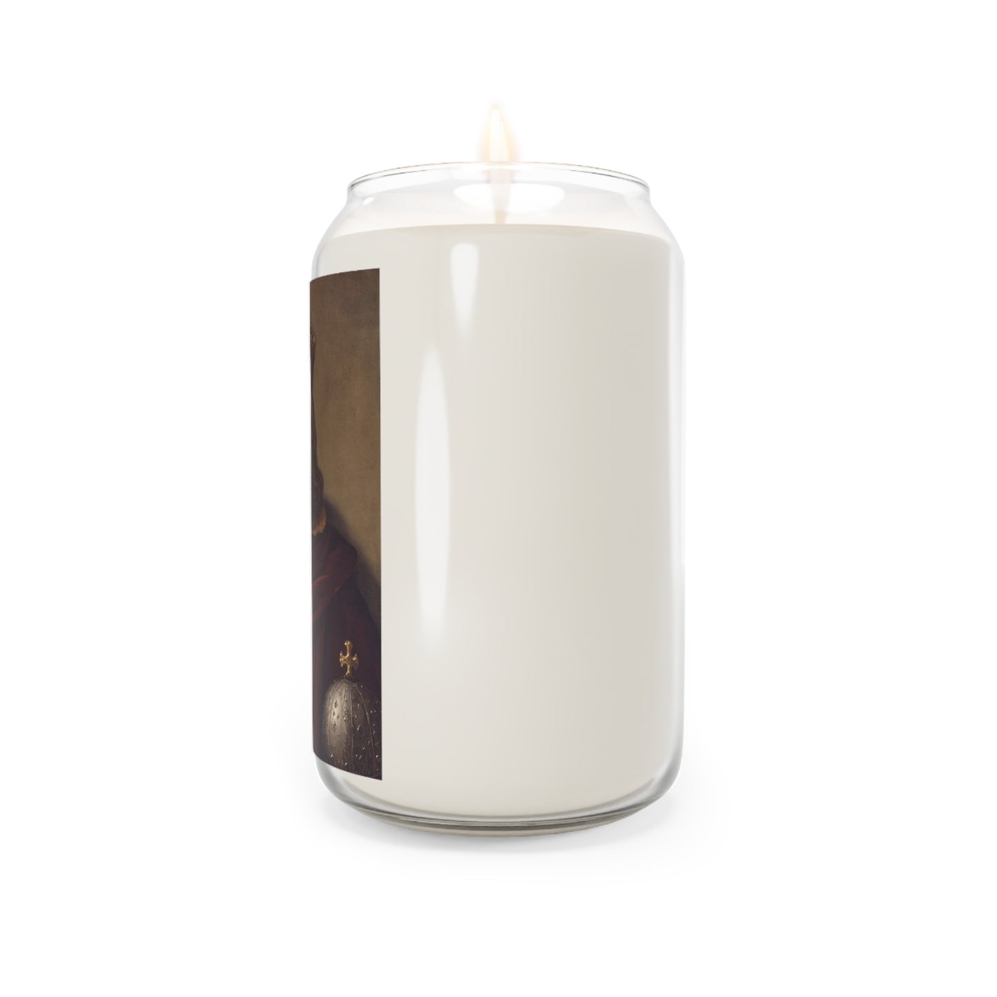 Blessed Emperor Charlemagne of France Catholic Serenity Scented Candle, 13.75oz | Relaxation Gift, Home Decor, Calm Atmosphere, Religious