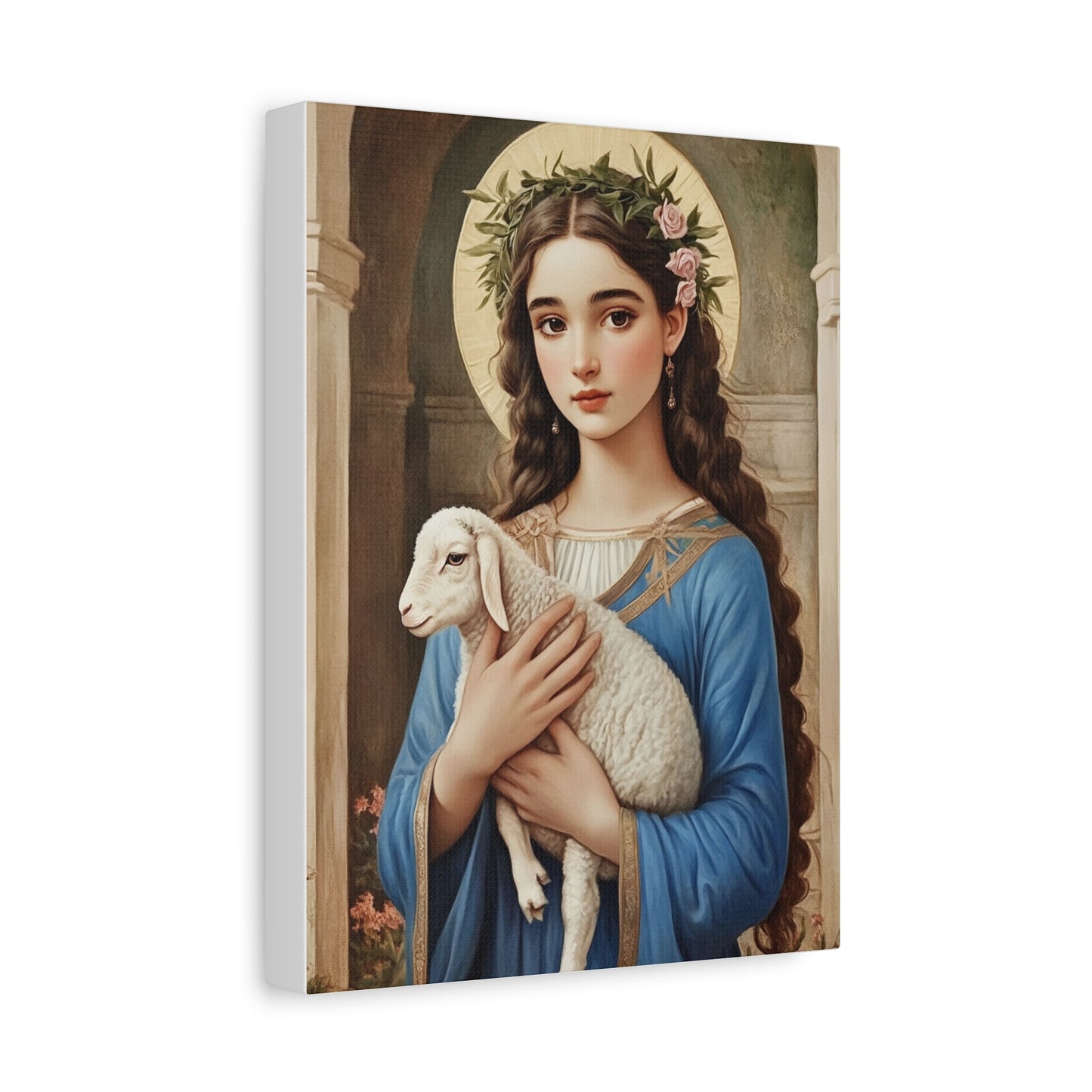 Agnes of RomeCanvas Wall Art, Christian Decor
