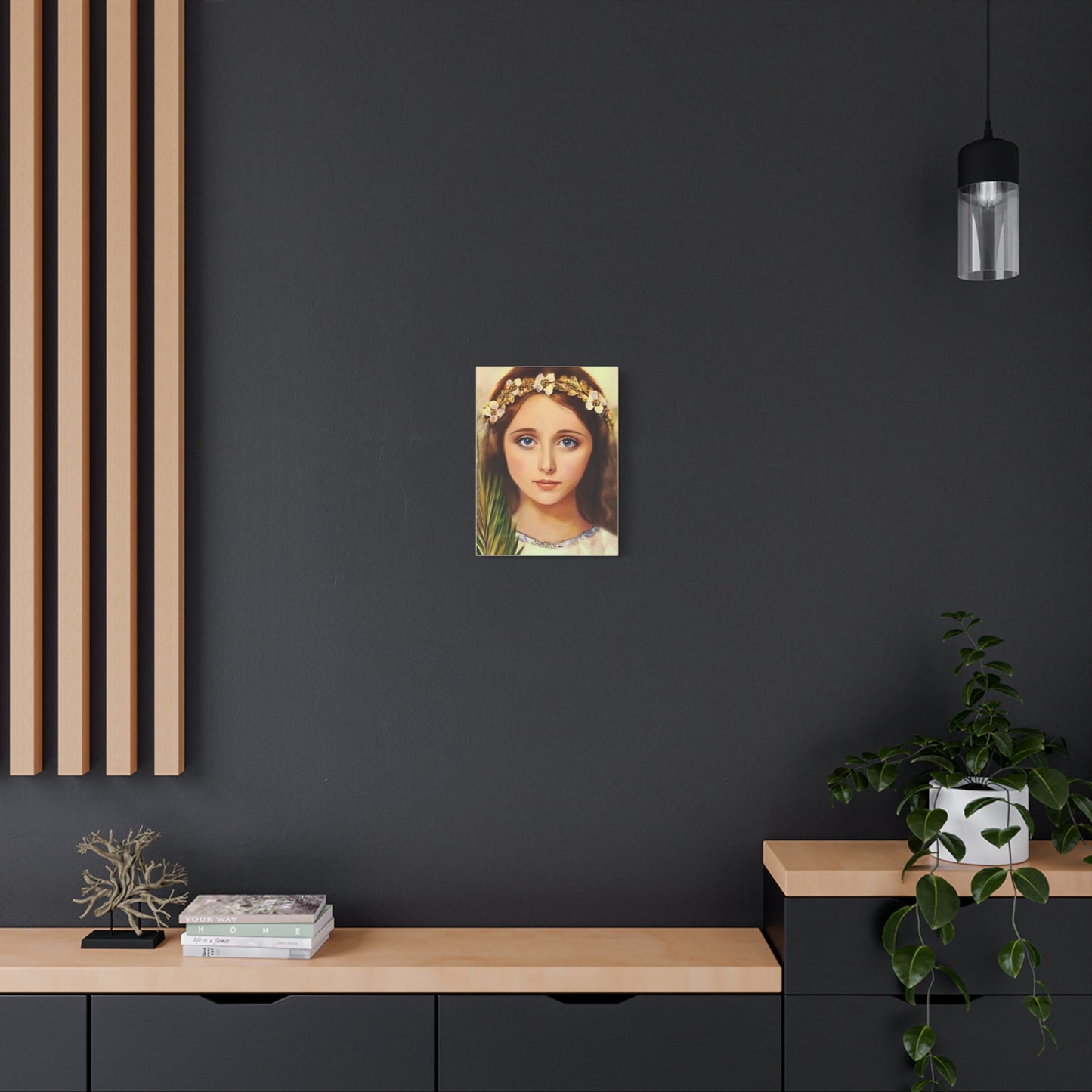 Ready To Hang - St. Philomena Catholic Canvas Wall Art, Christian Decor