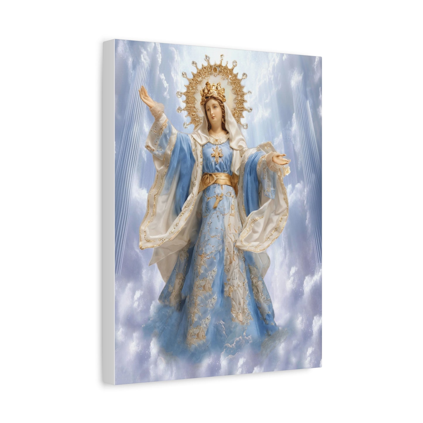 Our Lady of Assumption Bulakan Canvas Print, Catholic Decor Wall, Gift Religious Christian