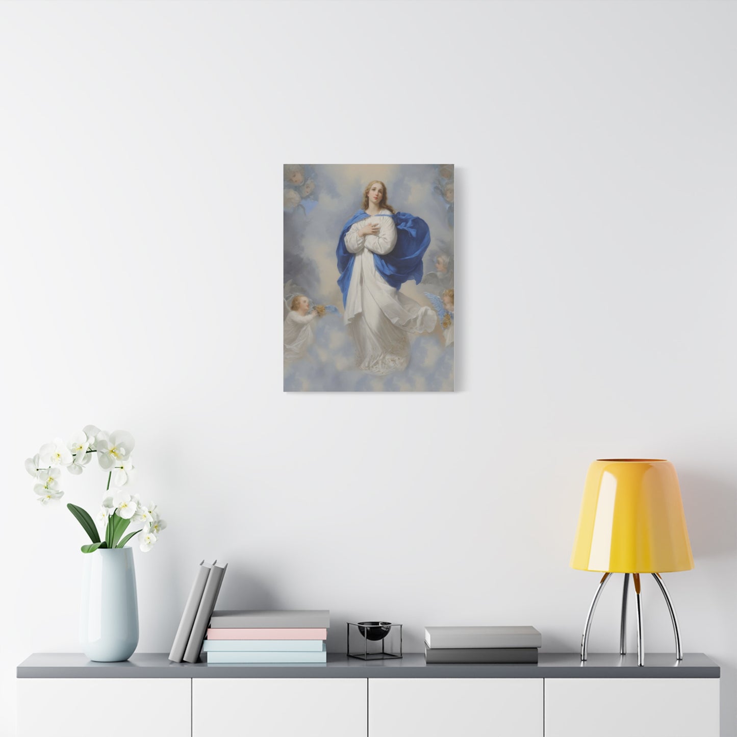 Ready to Hang - Mary Our Lady Assumption Catholic Canvas Wall Art, Christian Decor