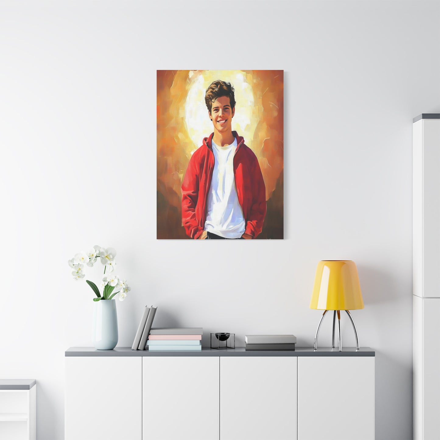 Blessed Carlo Acutis Catholic Canvas Wall Art, Christian Decor