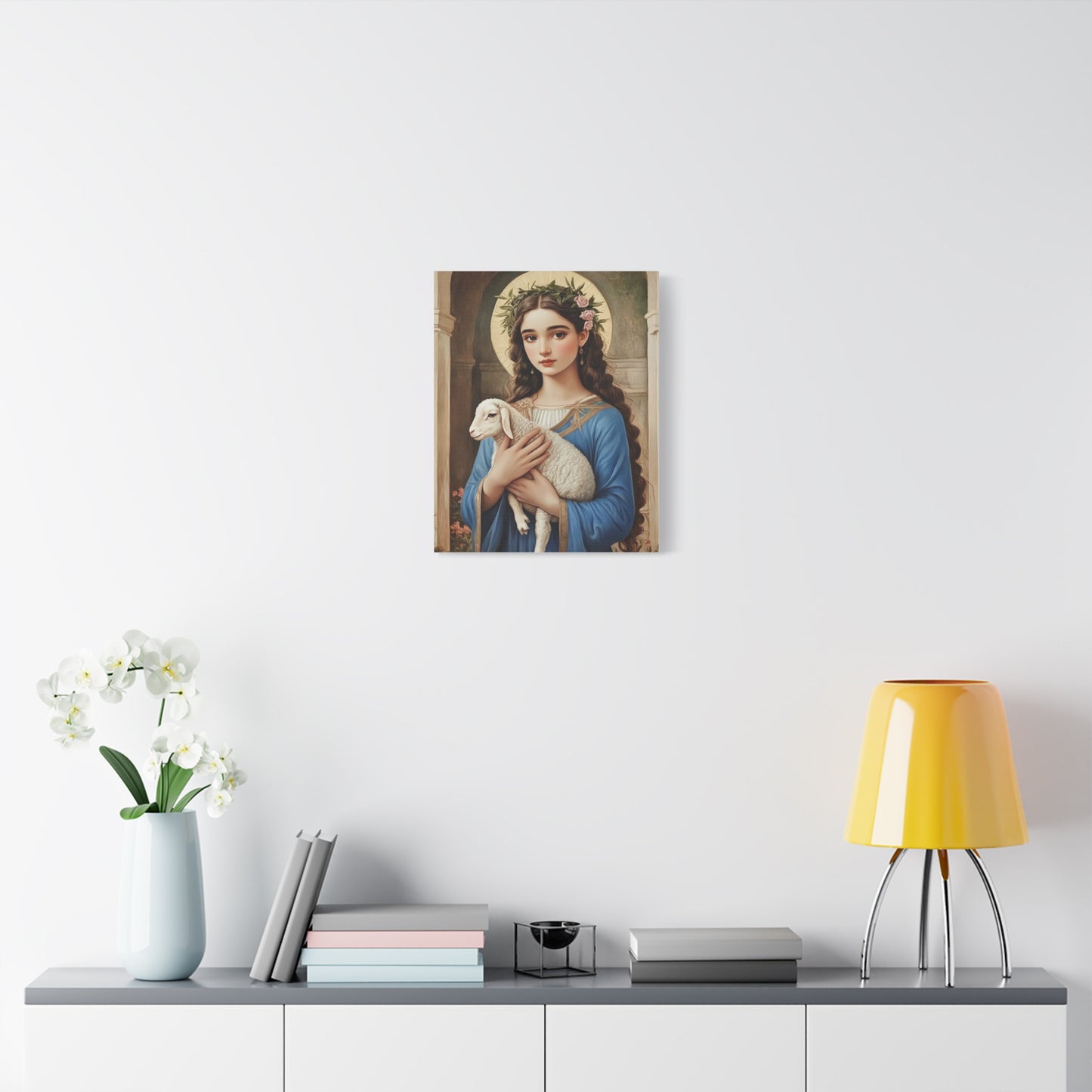 Agnes of RomeCanvas Wall Art, Christian Decor