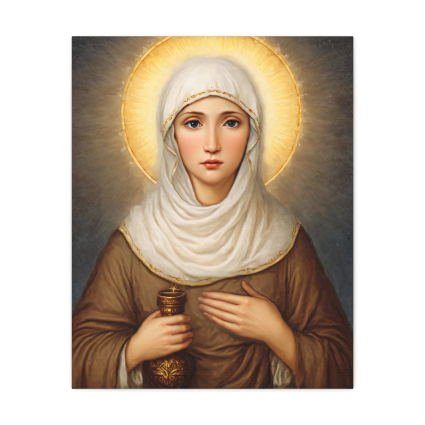 St. Joanna the Myrrhbearer Religious Canvas Wall Art, Christian Decor