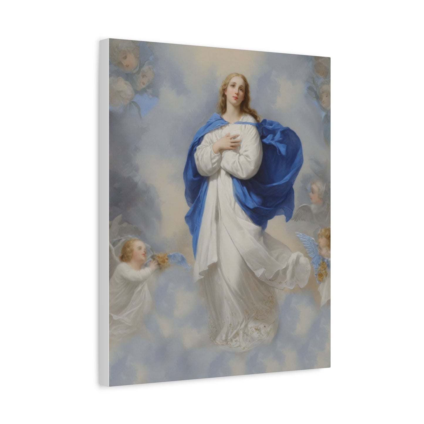 Ready to Hang - Mary Our Lady Assumption Catholic Canvas Wall Art, Christian Decor