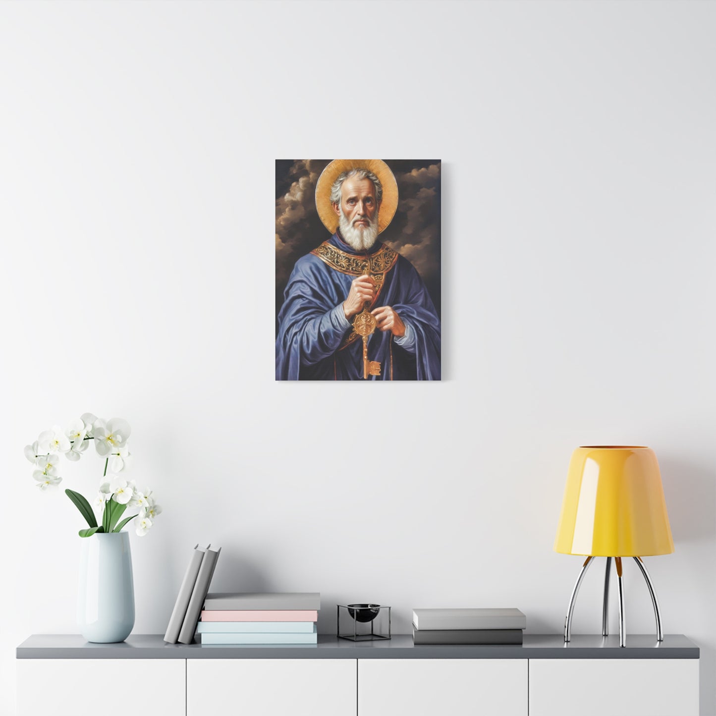 Ready To Hang - St. Peter Catholic Canvas Wall Art, Christian Decor