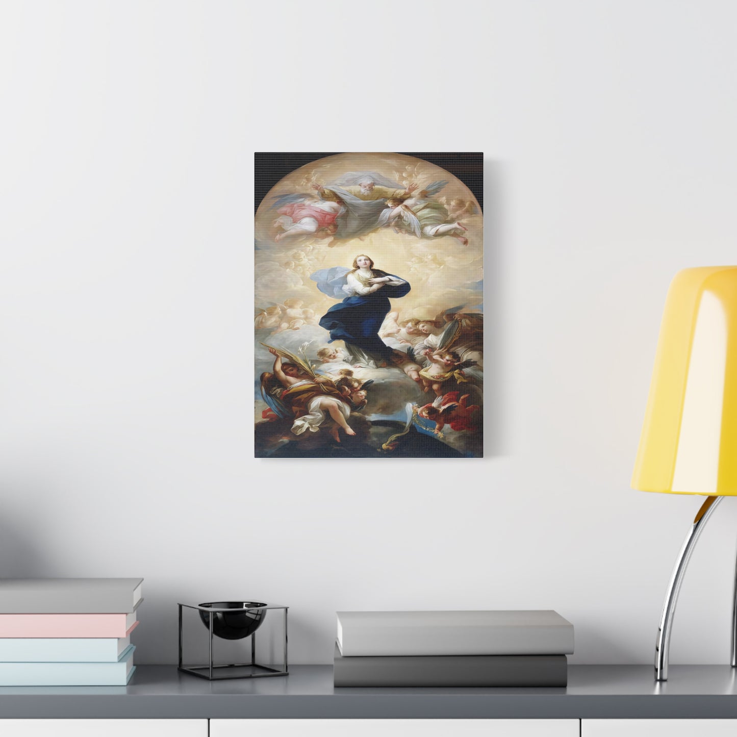 Ready To Hang - Mother Mary Immaculate Conception Catholic Canvas Wall Art