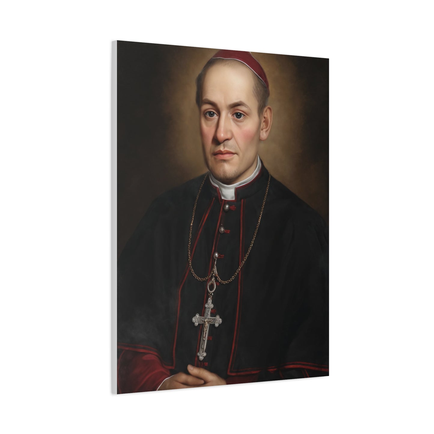 St. Anthony Mary Claret Canvas Print, Catholic Decor Wall, Gift Religious Christian