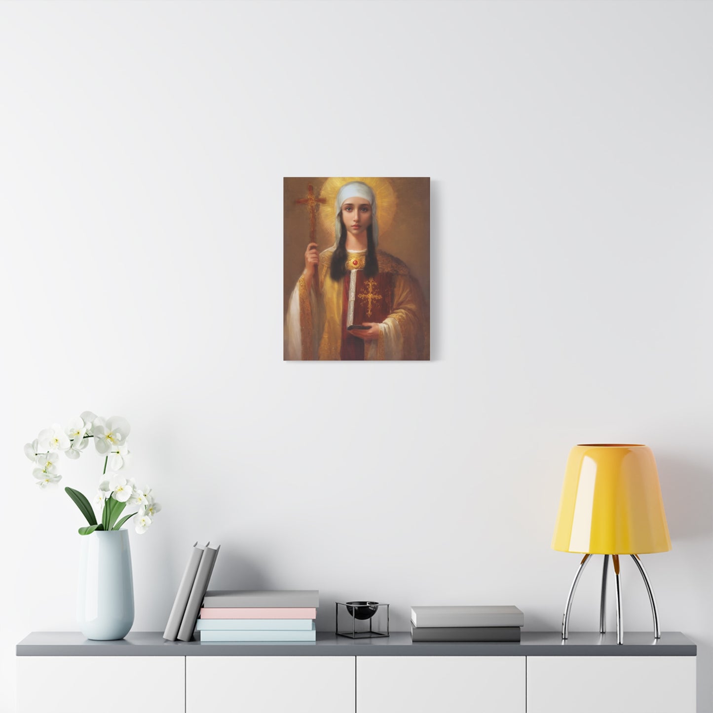 Ready to Hang - St. Nina of Georgia Religious Canvas Wall Art, Christian Decor