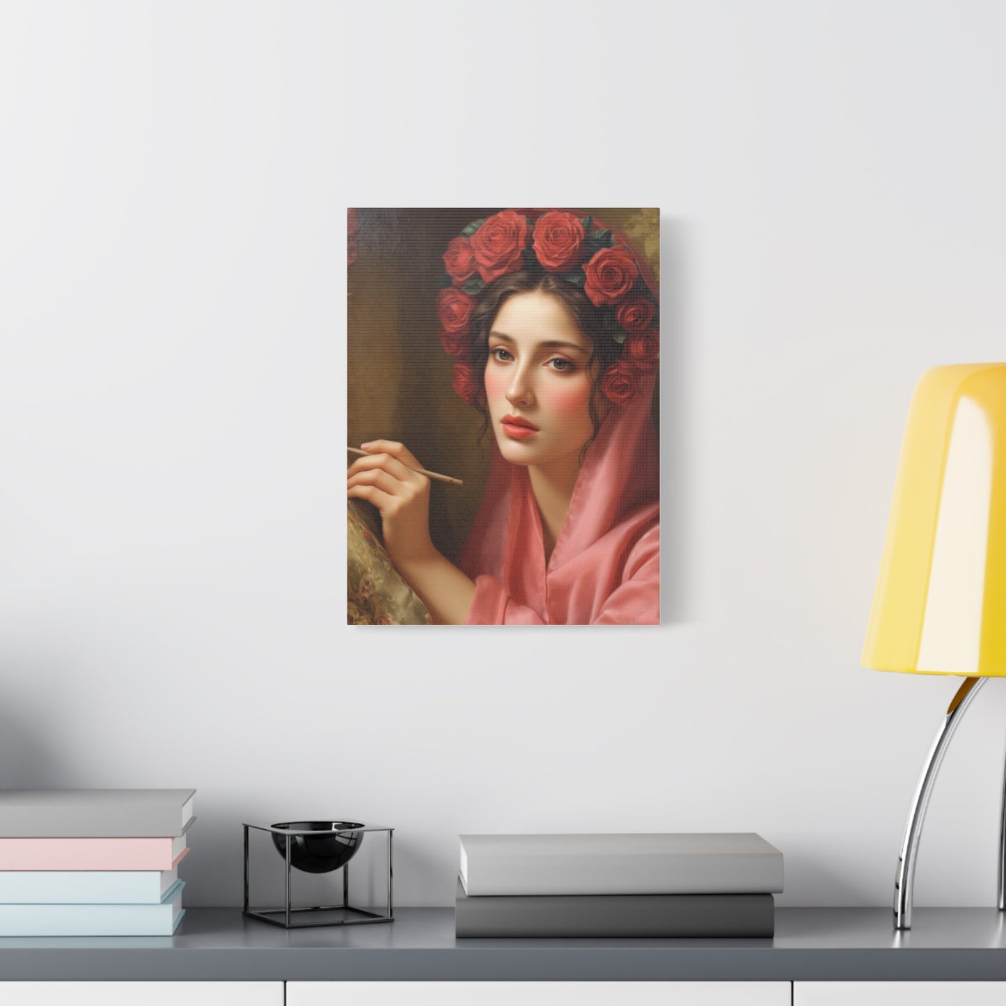 Ready To Hang - St. Rosalia Catholic Canvas Wall Art, Christian Decor