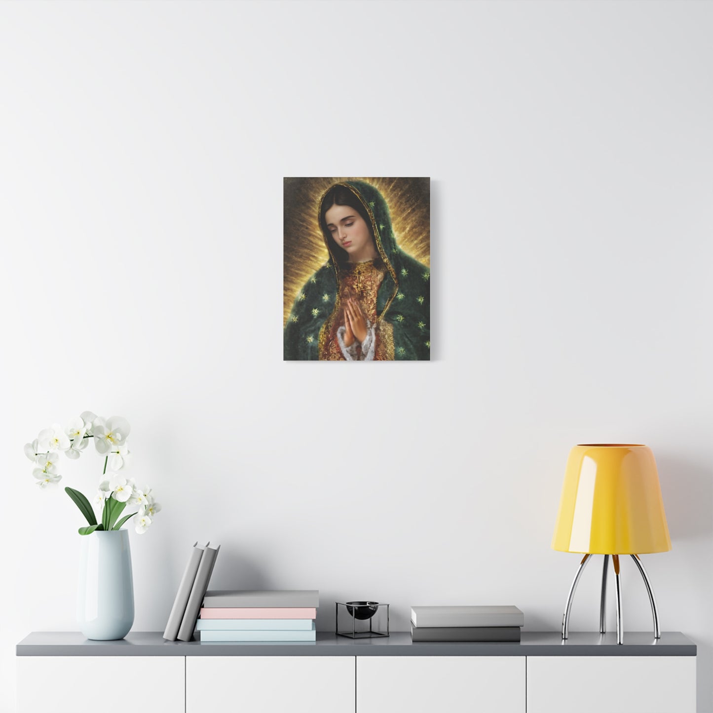 Ready to Hang - Our Lady of Guadalupe Catholic Canvas Wall Art, Christian Decor