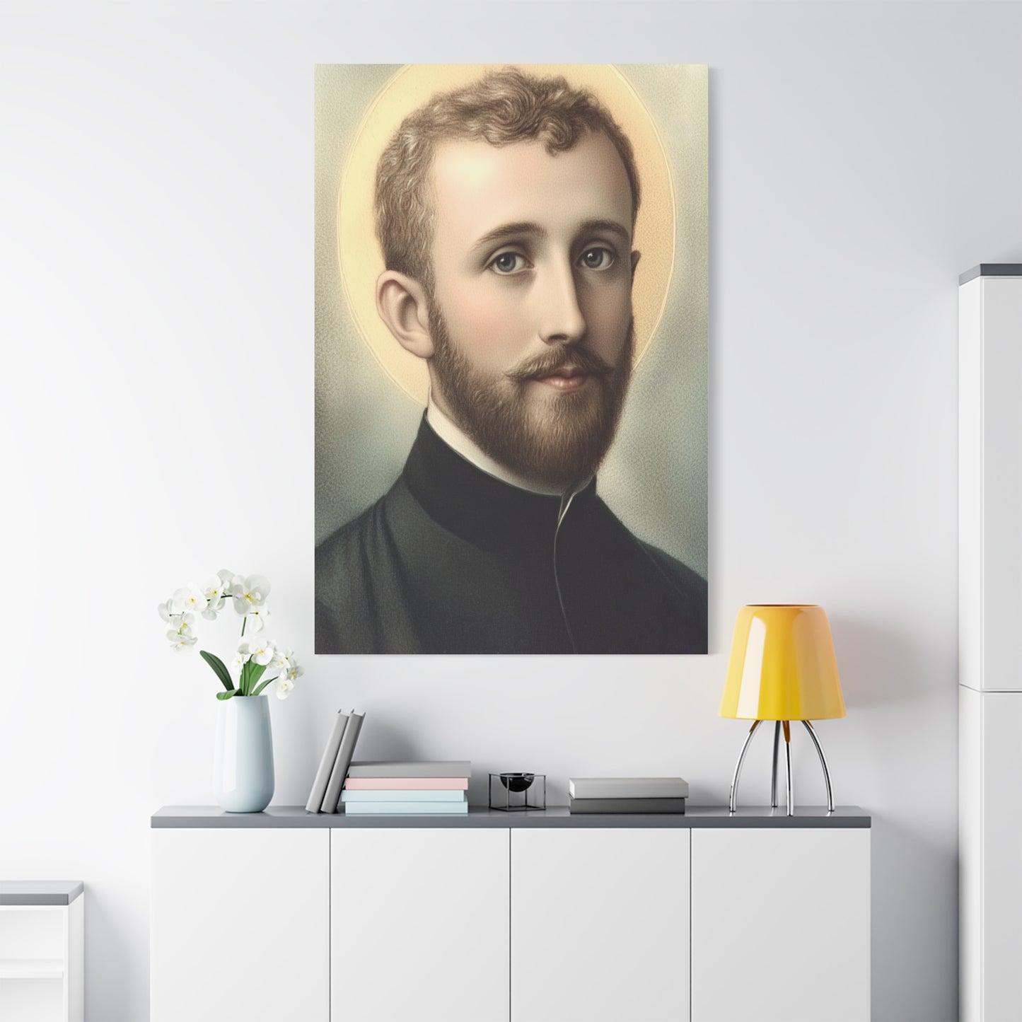 Ready To Hang - St. Rene Goupil Catholic Canvas Wall Art, Christian Decor