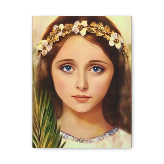 Ready To Hang - St. Philomena Catholic Canvas Wall Art, Christian Decor