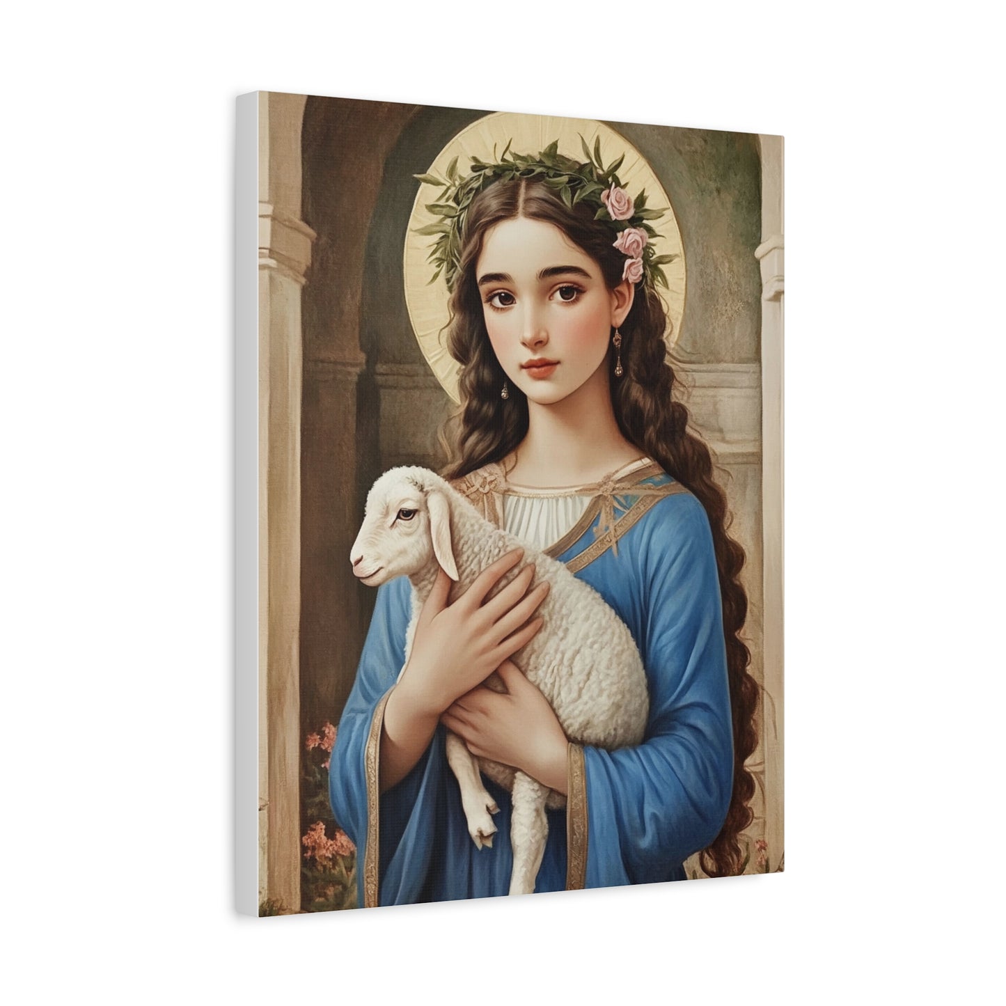 Agnes of RomeCanvas Wall Art, Christian Decor