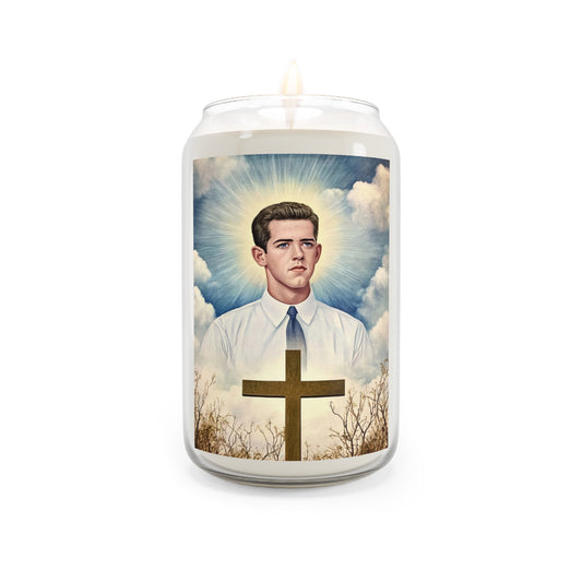 Bl. Alberto Marvelli Catholic Serenity Scented Candle, 13.75oz | Relaxation Gift, Home Decor, Calm Atmosphere, Religious Decor