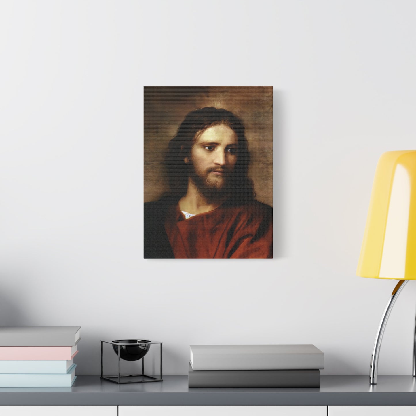 Ready to Hang - Christ at Thirty Three - Hofmann - Catholic Canvas Wall Art, Christian Decor