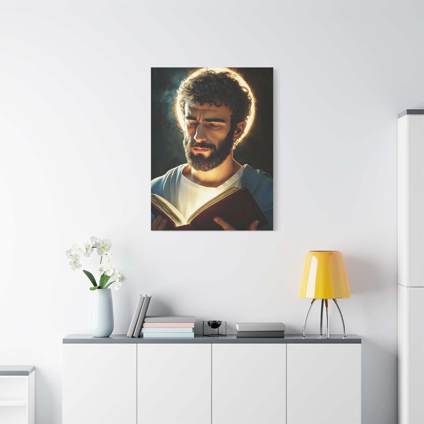 St. Barnabas Canvas Print, Catholic Decor Wall, Gift Religious Christian