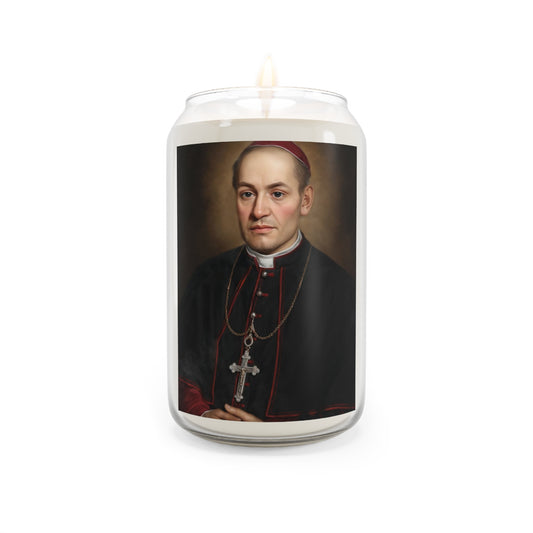 St. Anthony Mary Claret Catholic Serenity Scented Candle, 13.75oz | Relaxation Gift, Home Decor, Calm Atmosphere, Religious Decor