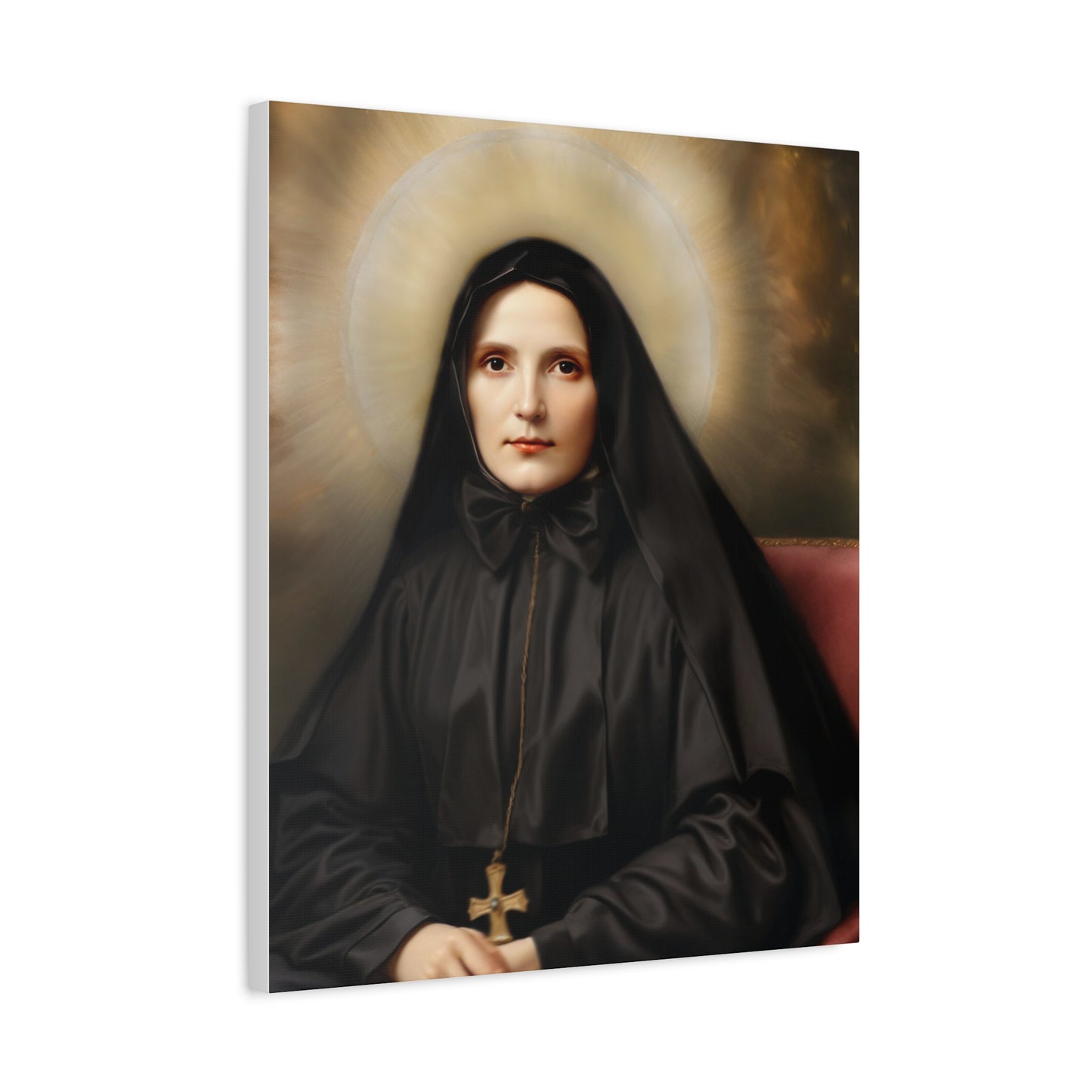St. Frances Xavier Cabrini Catholic Canvas Wall Art, Christian Decor