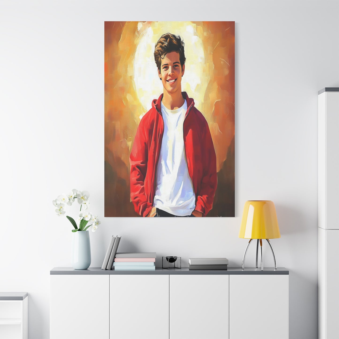 Blessed Carlo Acutis Catholic Canvas Wall Art, Christian Decor