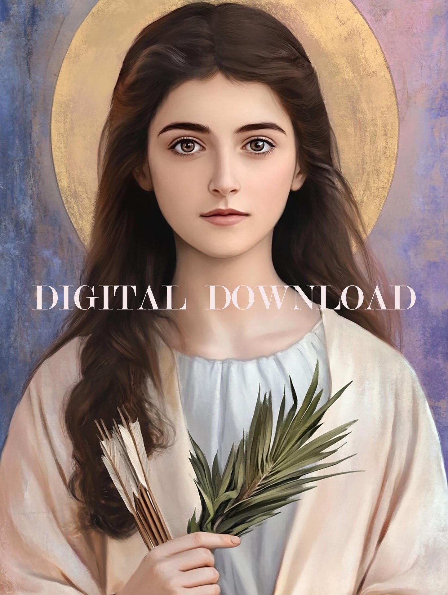 St. Philomena Art Digital Image Print image 0