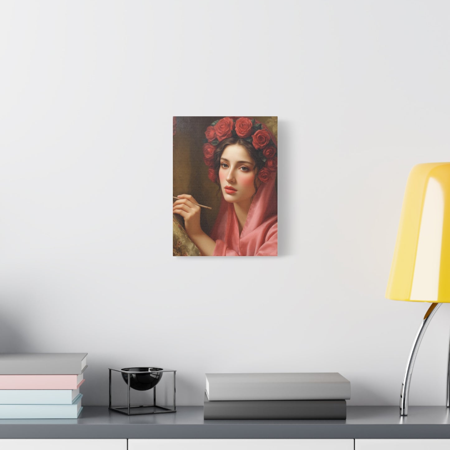 Ready To Hang - St. Rosalia Catholic Canvas Wall Art, Christian Decor