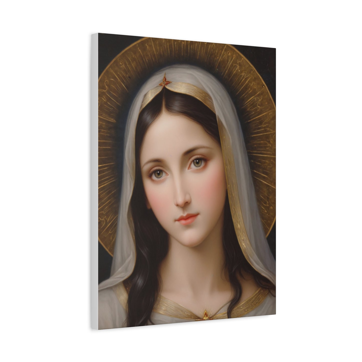 Our Blessed Lady Holy Mary Catholic Canvas Wall Art, Christian Decor