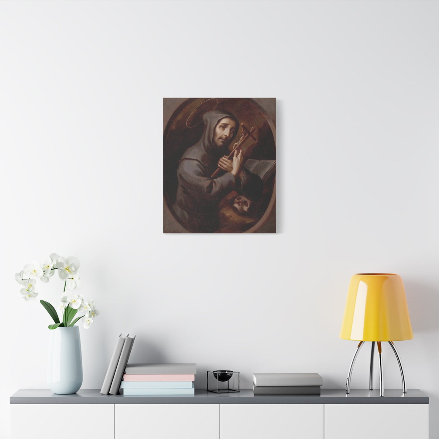 St Francis Catholic HQ Print on Canvas Ready To Hang - Virgin Mary Canvas