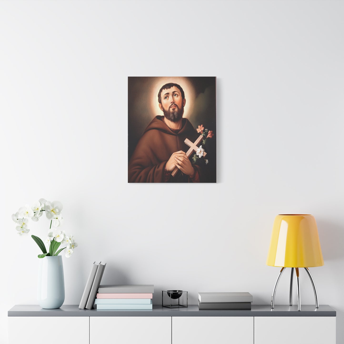 St. Fidelis of Sigmaringen Catholic Canvas Wall Art, Christian Decor