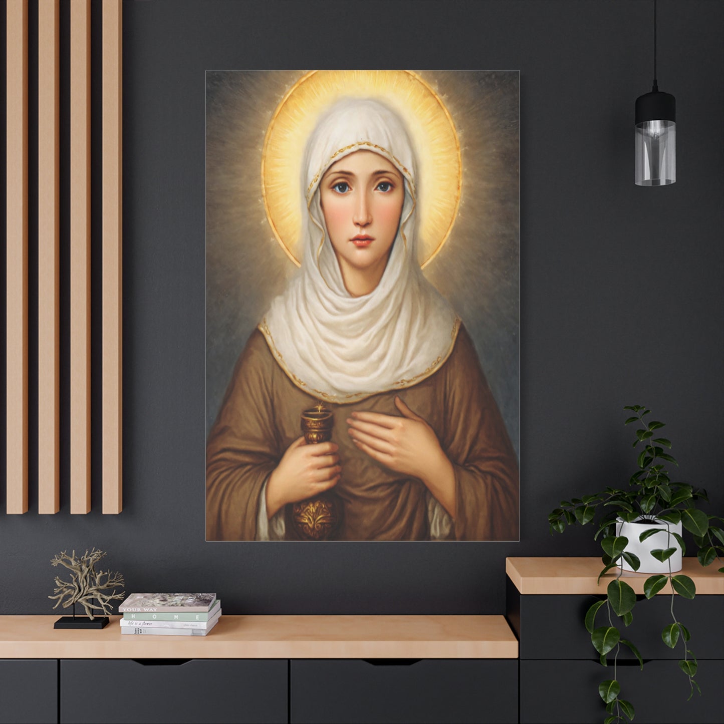 St. Joanna the Myrrhbearer Religious Canvas Wall Art, Christian Decor