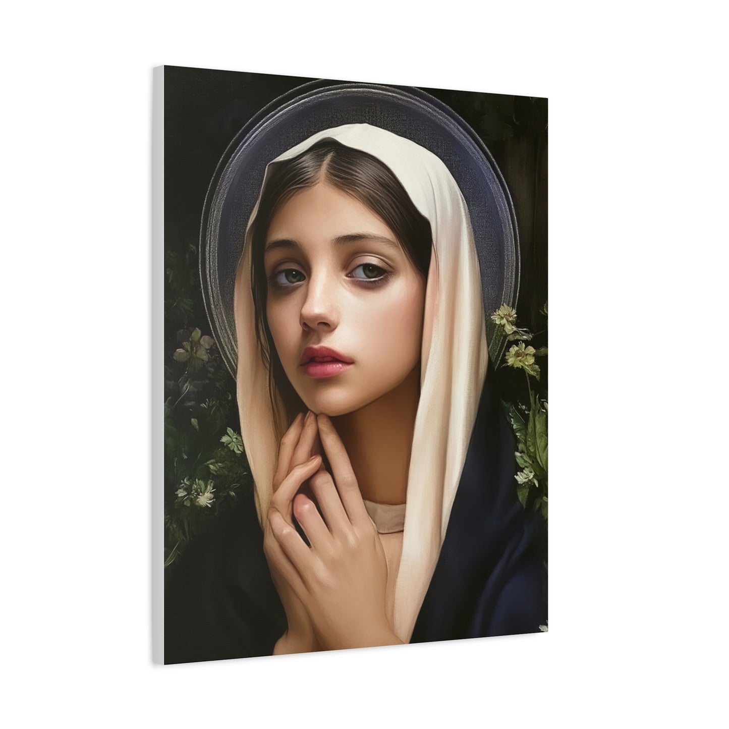 St. Elizabeth of Hungary Catholic Canvas Wall Art, Christian Decor