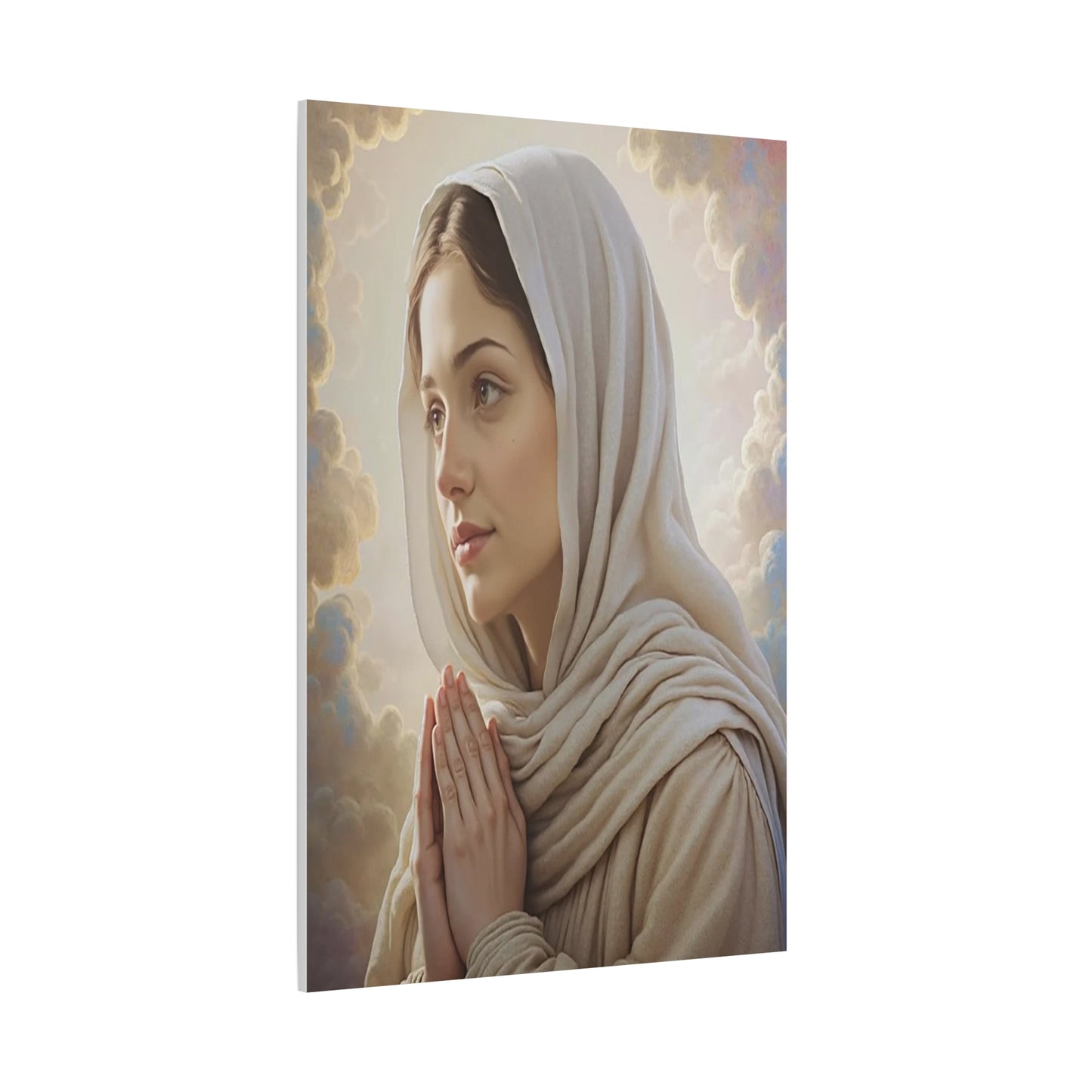 St. Bernadette Canvas Print, Catholic Decor Wall, Gift Religious Christian