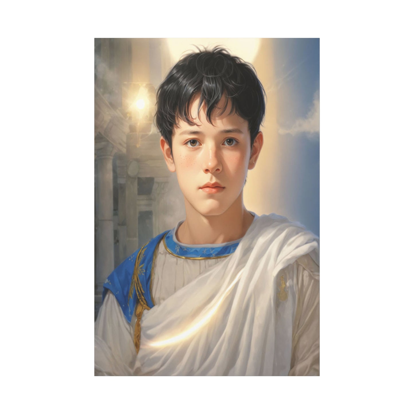 Ready to Hang - St. Pancras of Rome saint Catholic Canvas Wall Art, Christian Decor