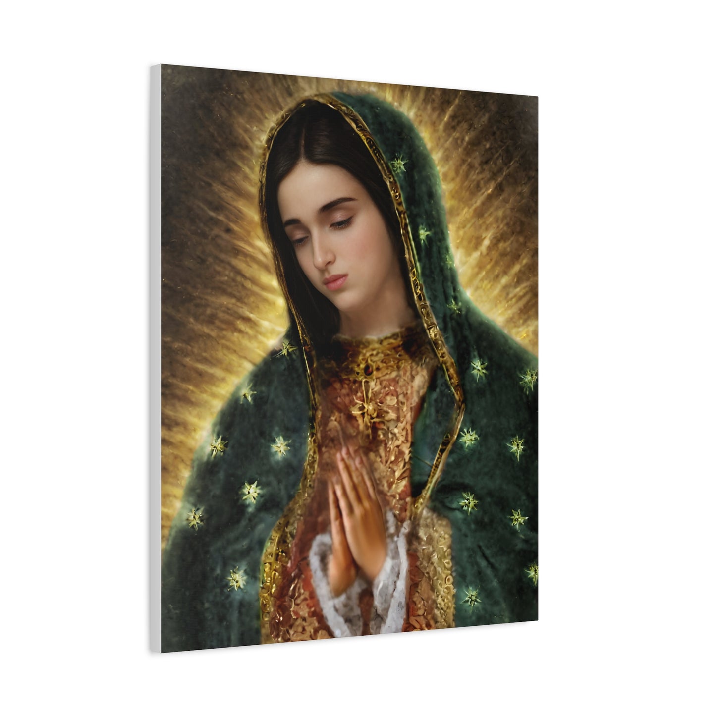 Ready to Hang - Our Lady of Guadalupe Catholic Canvas Wall Art, Christian Decor