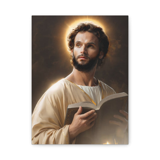 St. Matthew the Apostle Canvas Wall Art, Christian Decor