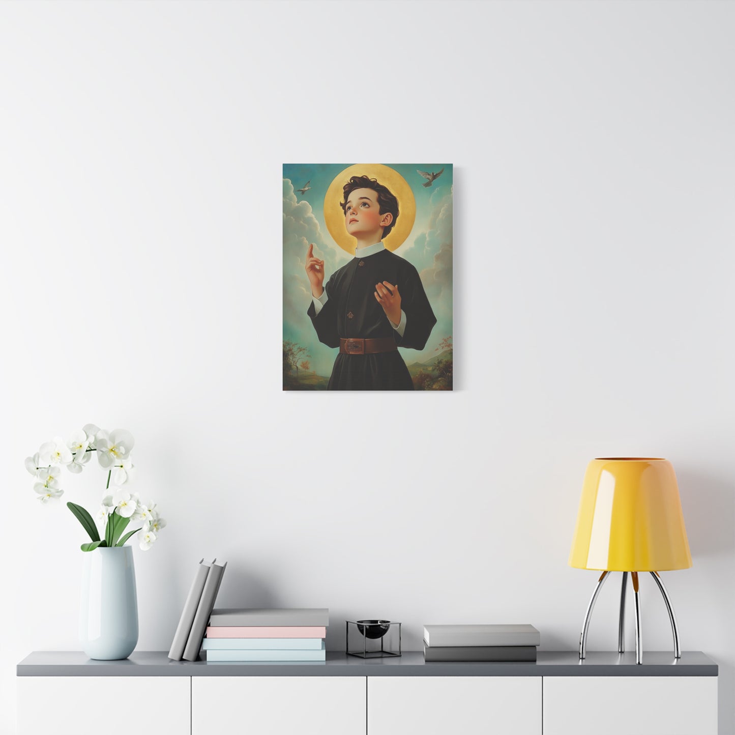 St. Dominic Savio Catholic Canvas Wall Art, Christian Decor