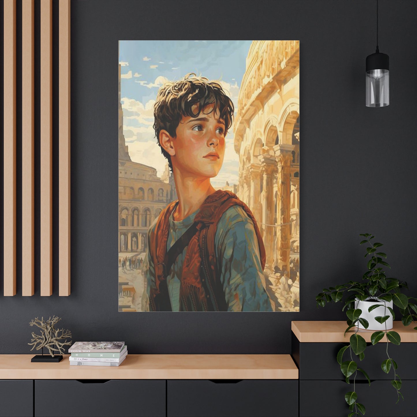 Ready to Hang - St. Pancras of Rome Catholic Canvas Wall Art, Christian Decor