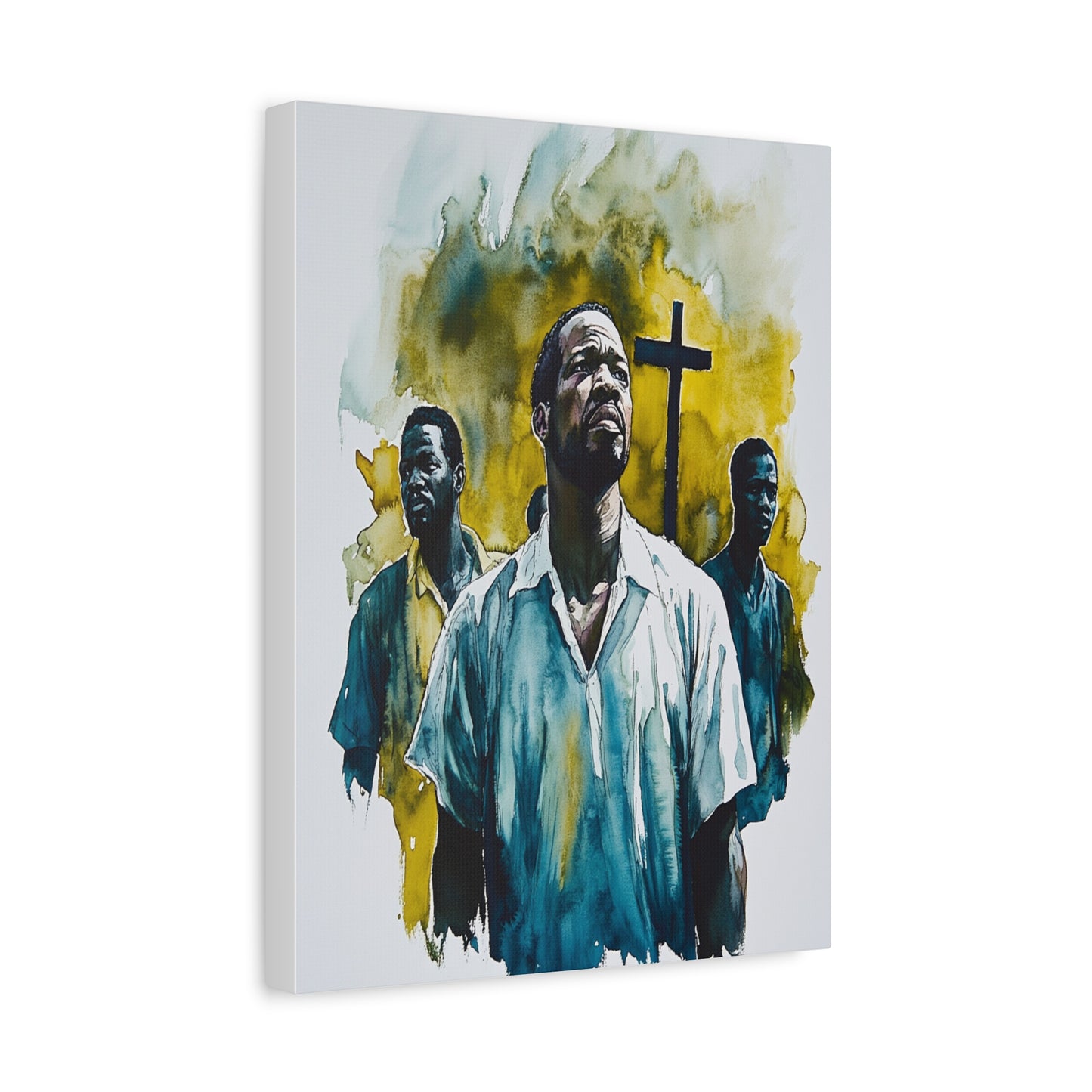 St. Charles Lwanga and Companions Catholic Canvas Wall Art, Christian Decor