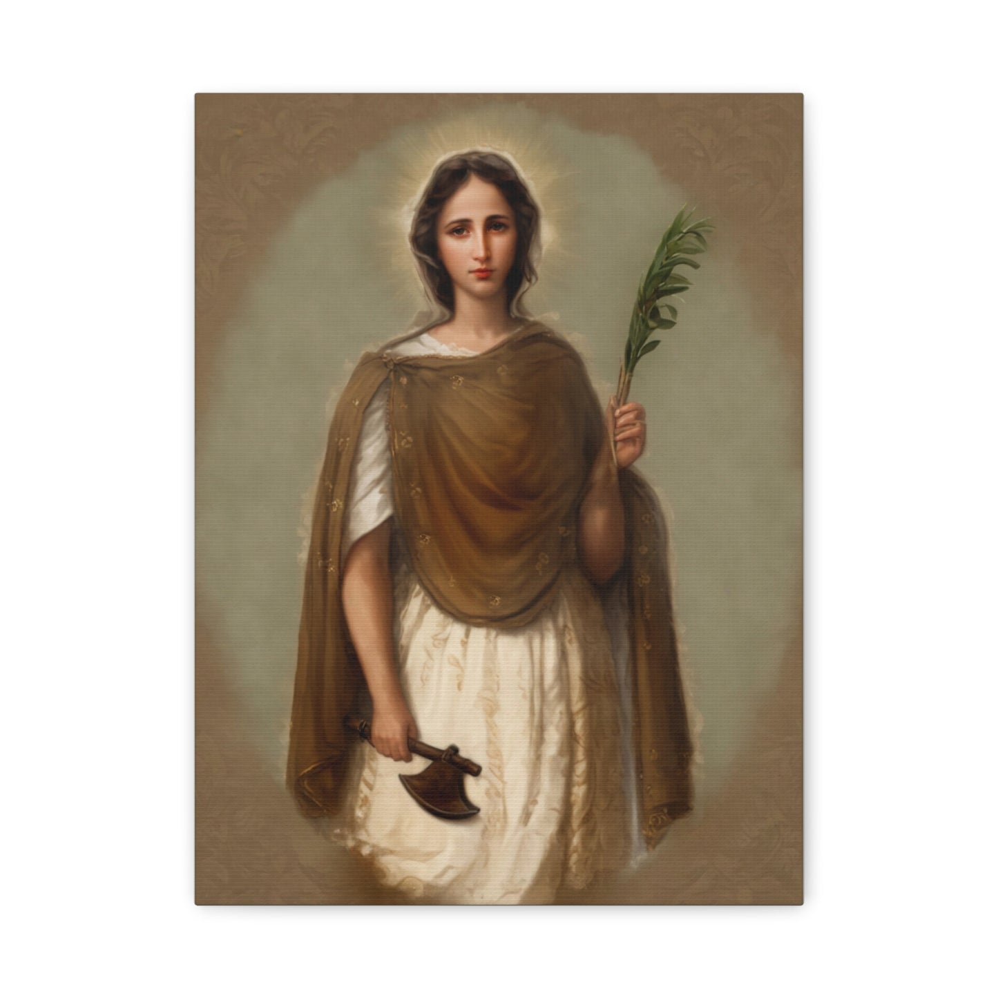 St. Engracia Catholic Canvas Wall Art, Christian Decor